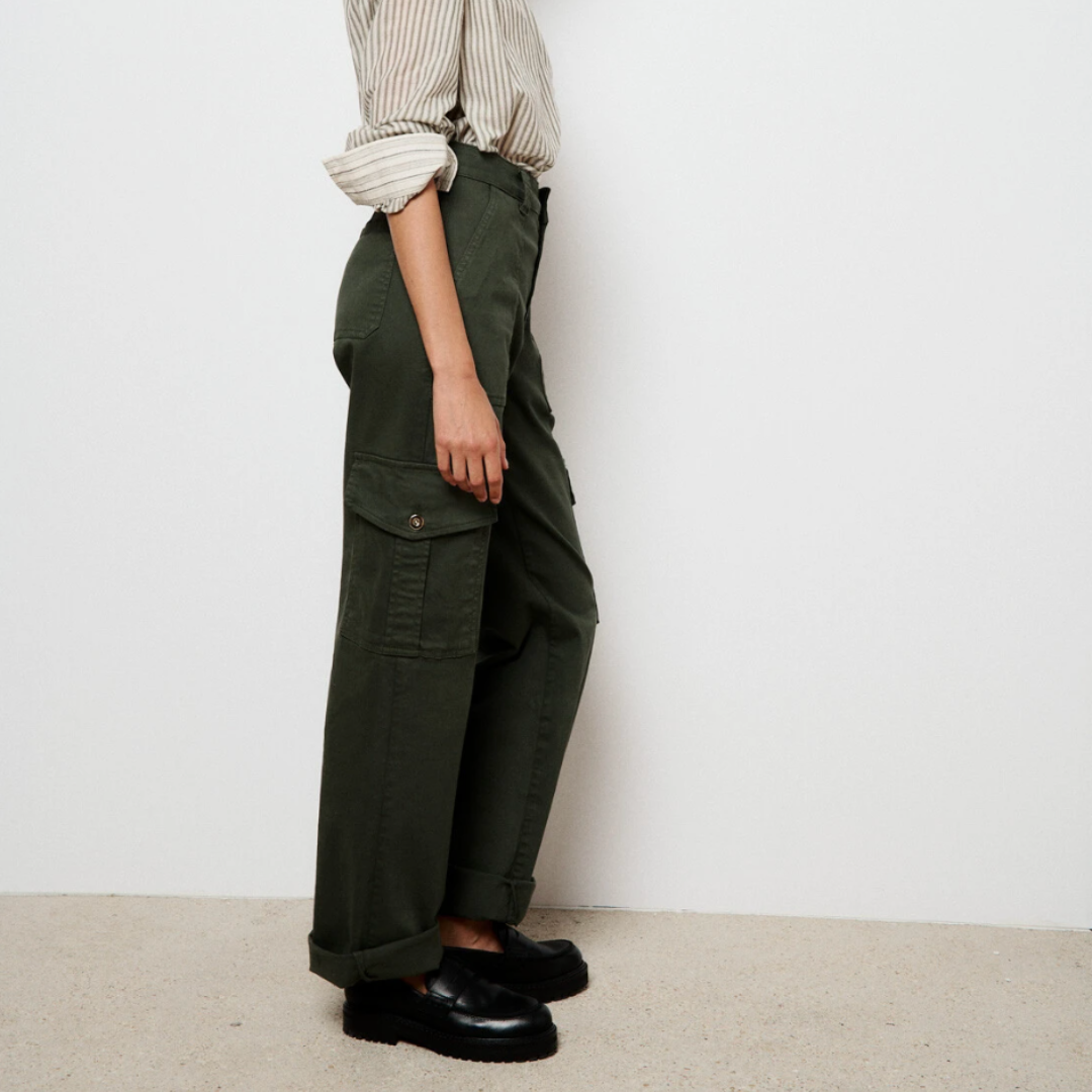 Stella Forest Denise Cargo Pants - Kaki