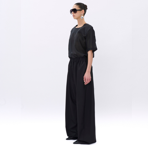 TheLatest Dora Trousers - Black Cotton