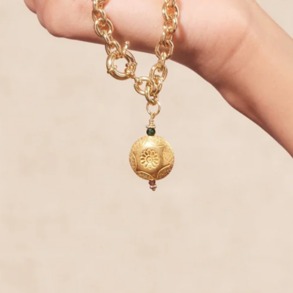 Tityaravy Aravinda Necklace - Rubis