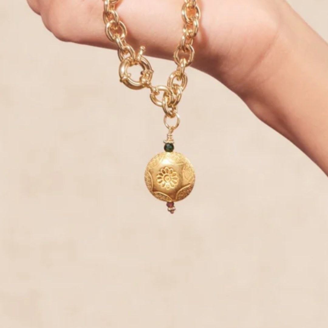 Tityaravy Aravinda Necklace - Rubis