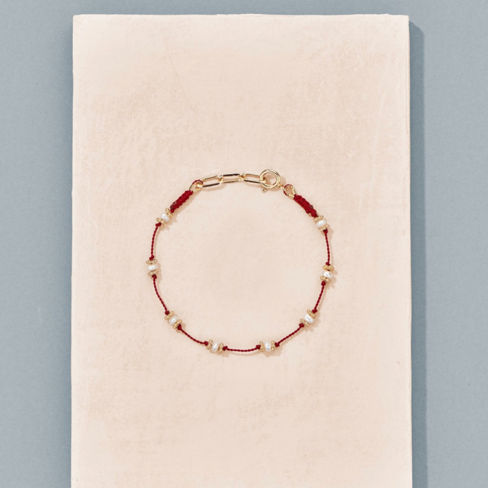 Tityaravy Lotus Bracelet - Pearl