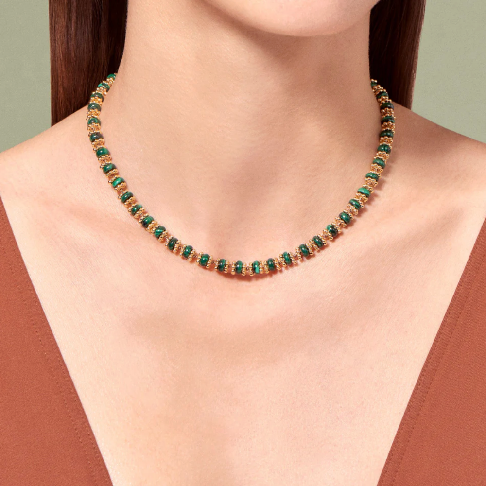 Tityaravy Seda Necklace - Malachite