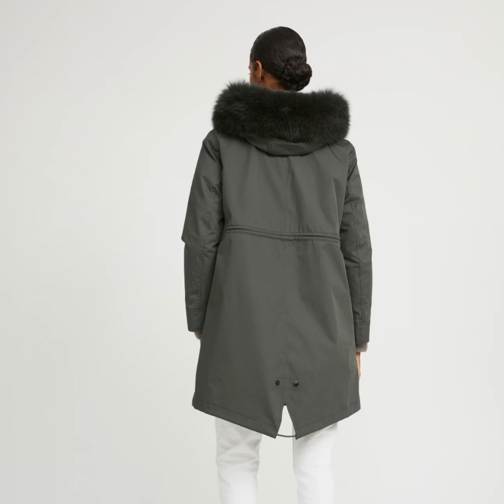 Yves Salomon Parka - Ebony
