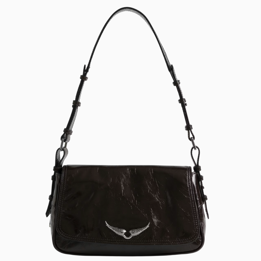 Zadig & Voltaire Le Zouzou Vintage Patent Bag - Brownie