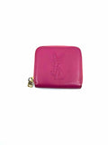 YVES SAINT LAURENT Hot Pink Leather Wallet