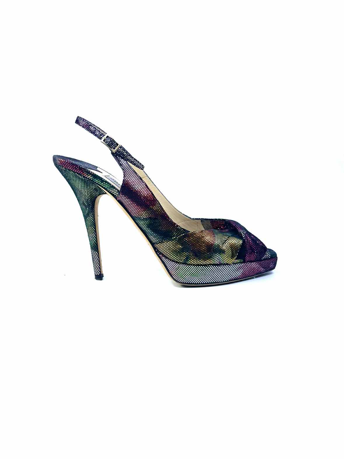 JIMMY CHOO Size 9 Multi-Color Sandals