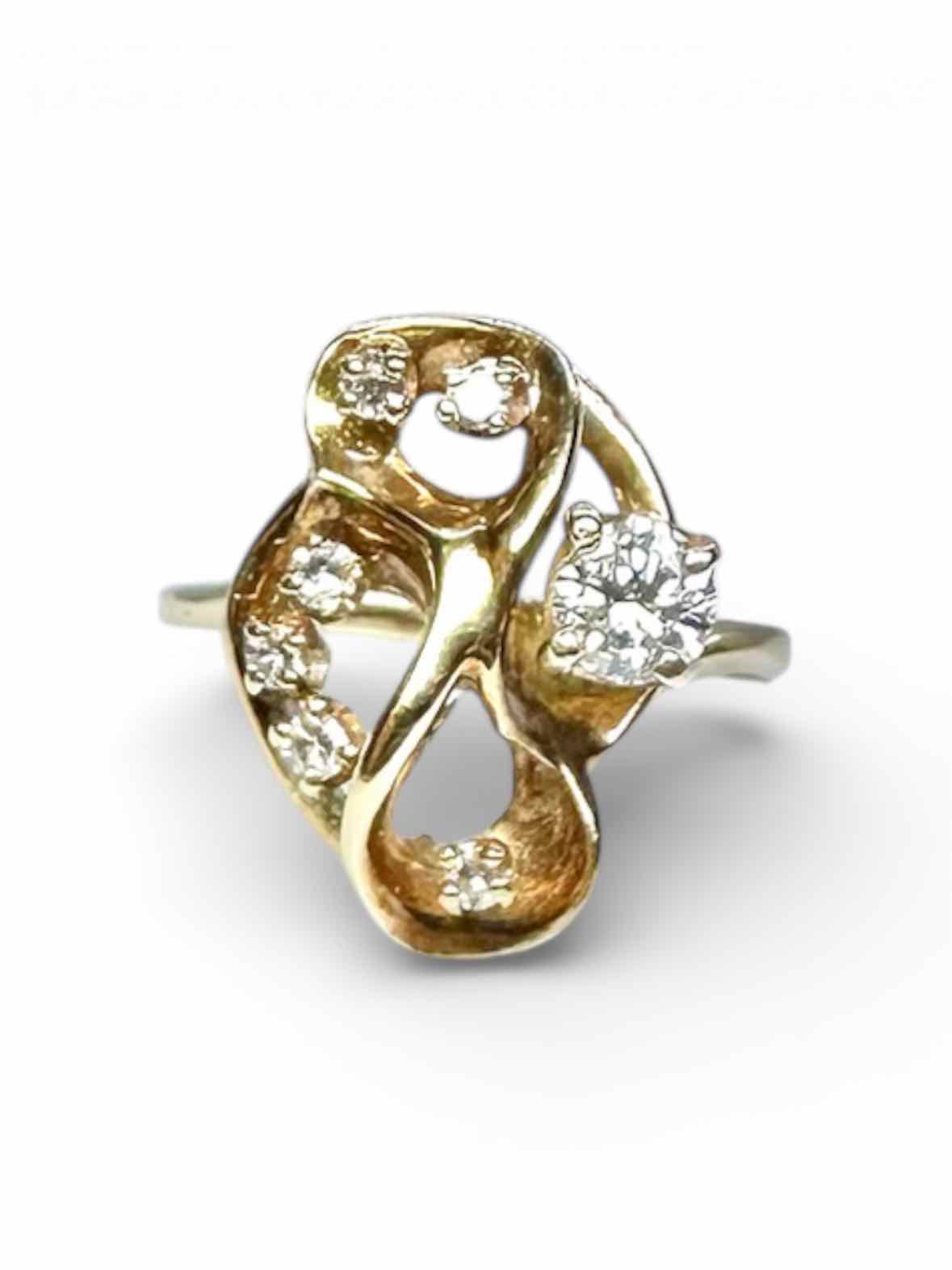 14K Gold Diamond Ring