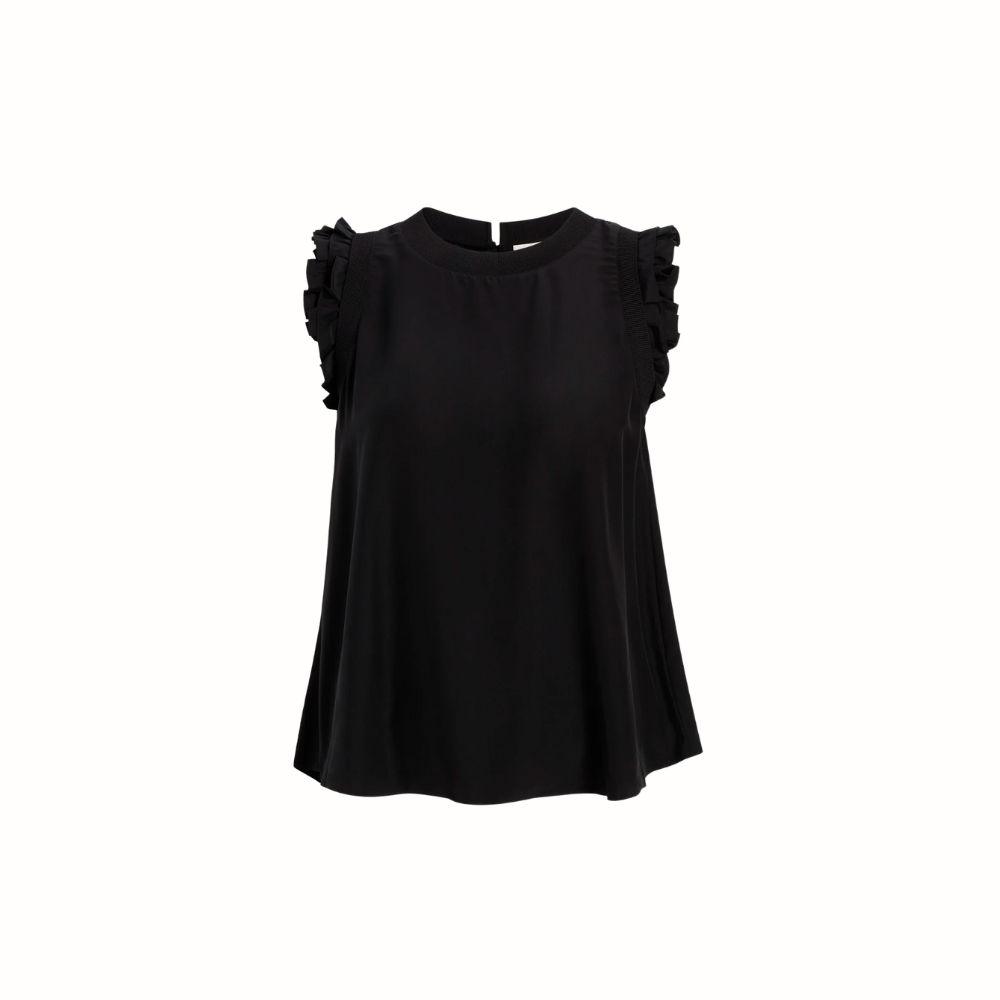 Cinq à Sept Lenore Top - Black
