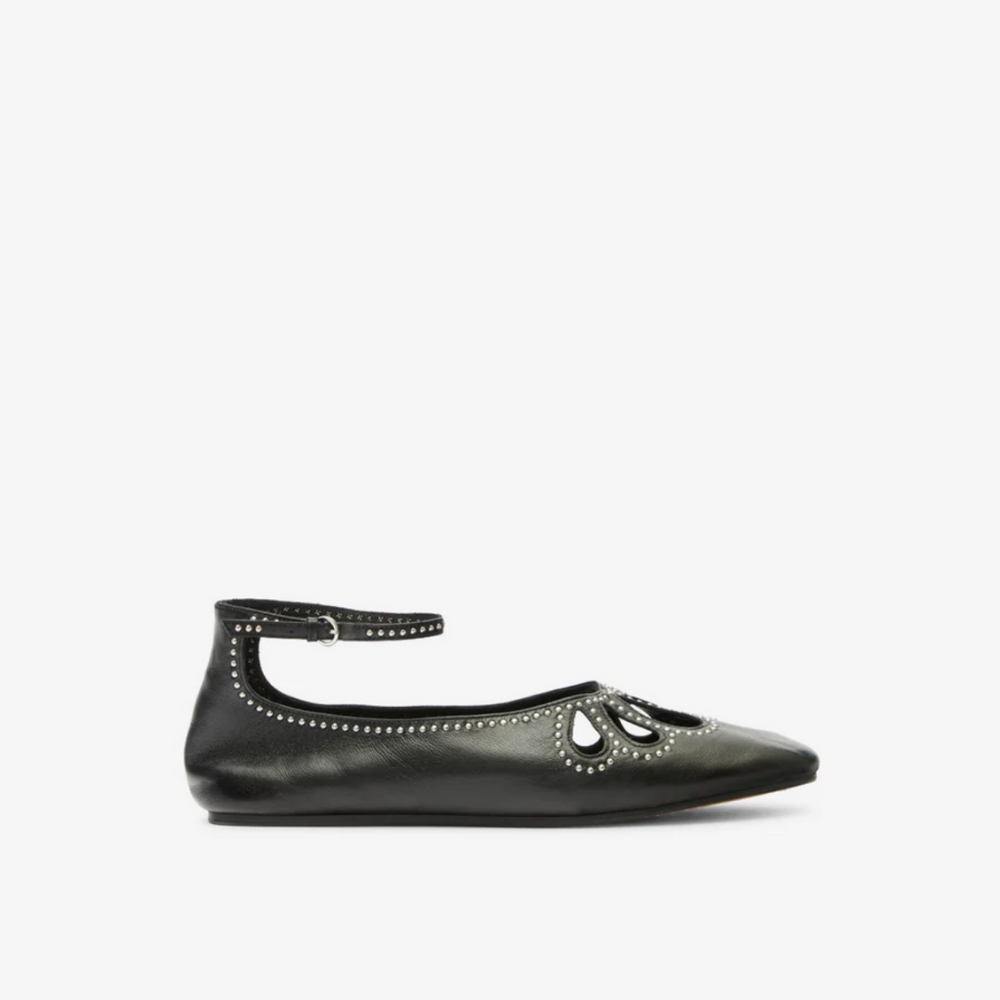 Isabel Marant Bloris Ballerinas - Black/Silver