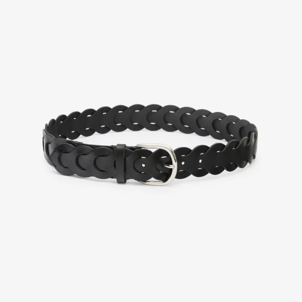 Isabel Marant Edena Belt - Black/Silver