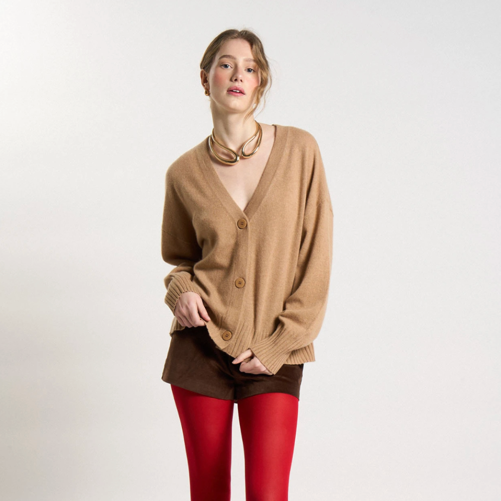 Les Tricots de Lea Grammalya Cardigan - Camel