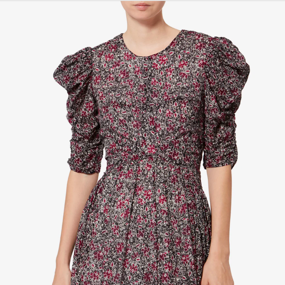 Marant Etoile Sichellia Dress - Crushed Berry