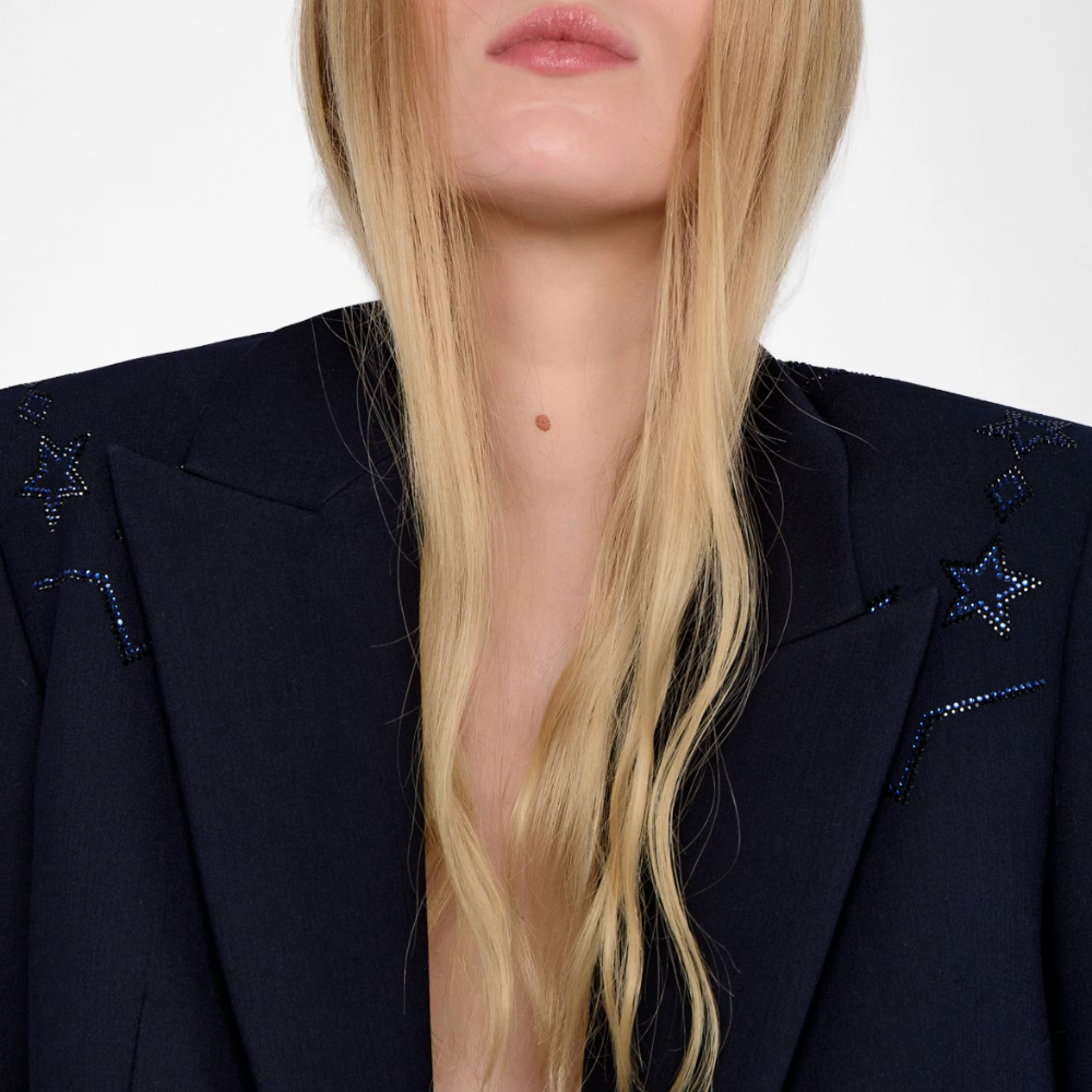 Zadig & Voltaire Vavy Strass Blazer - Encre