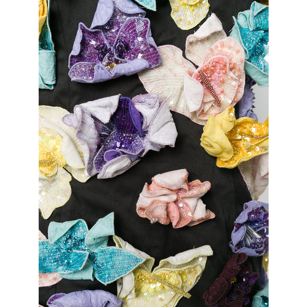 Floral Appliqu Dress
