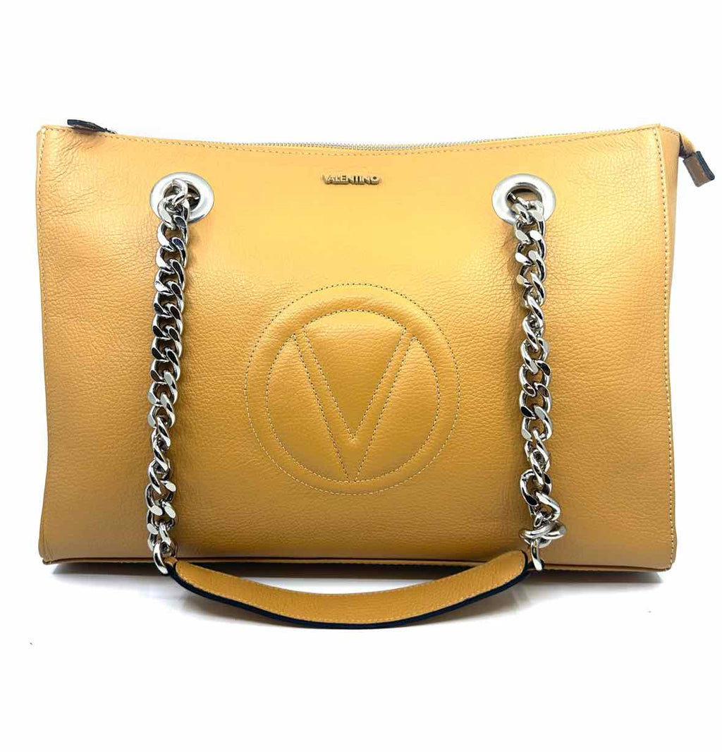 MARIO VALENTE Tan Leather Tote