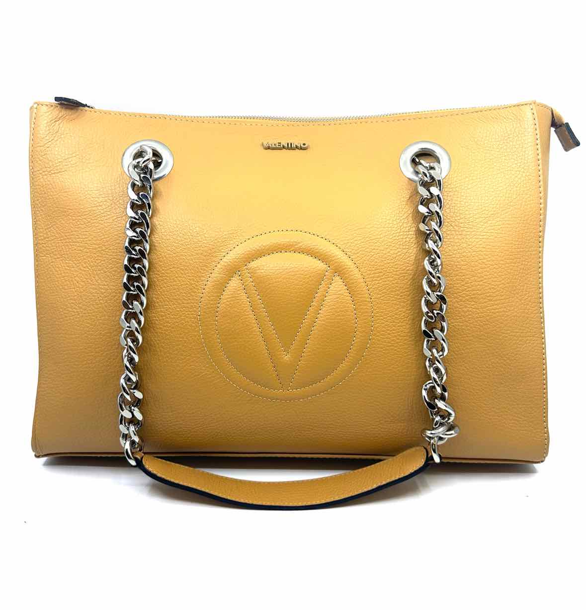 MARIO VALENTE Tan Leather Tote