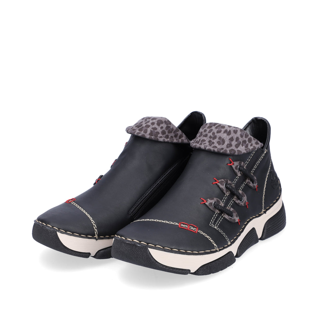 Rieker Womens Fashion Ankle Boots | Black