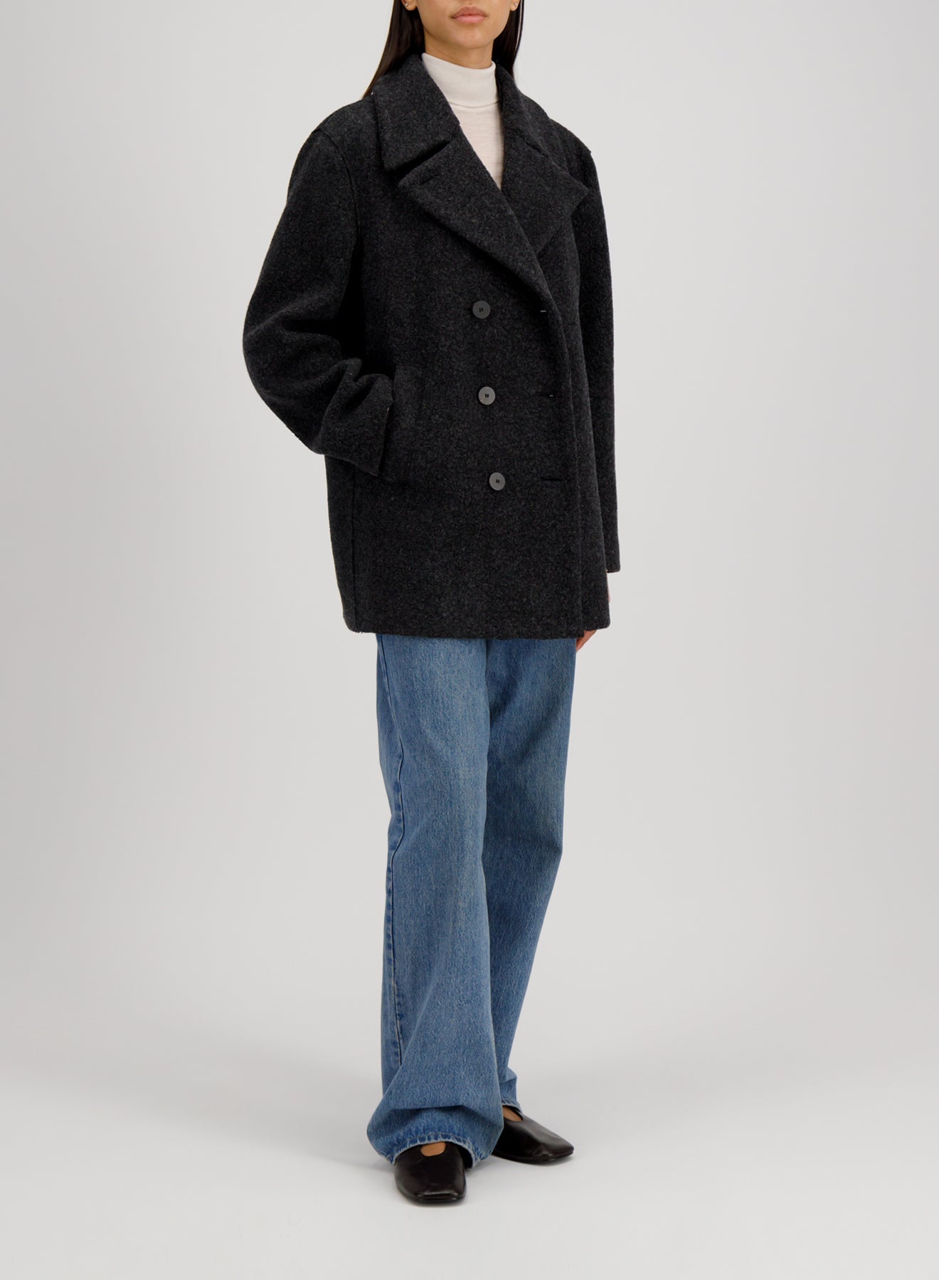 Harris Wharf Sailor Jacket bouclé