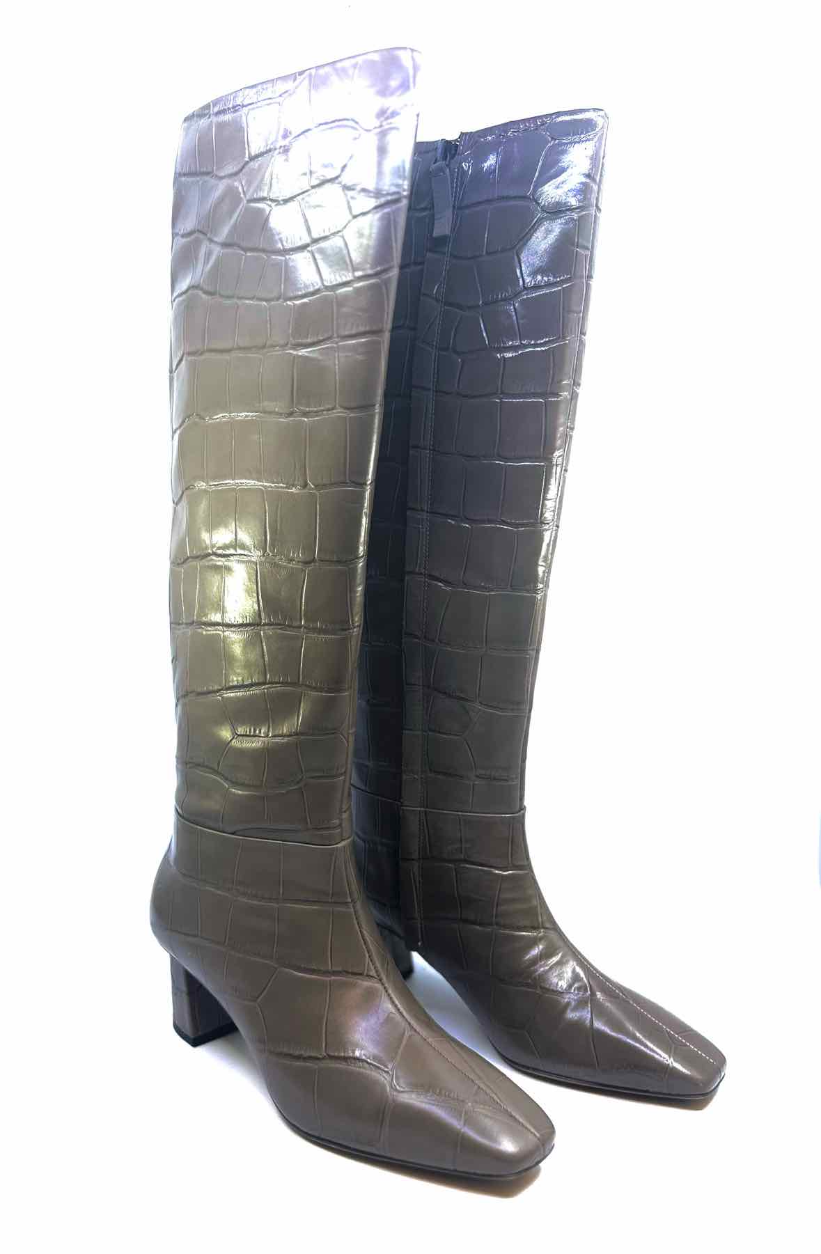 PHILLIP LIM Size 6 Taupe Leather Tall Boot