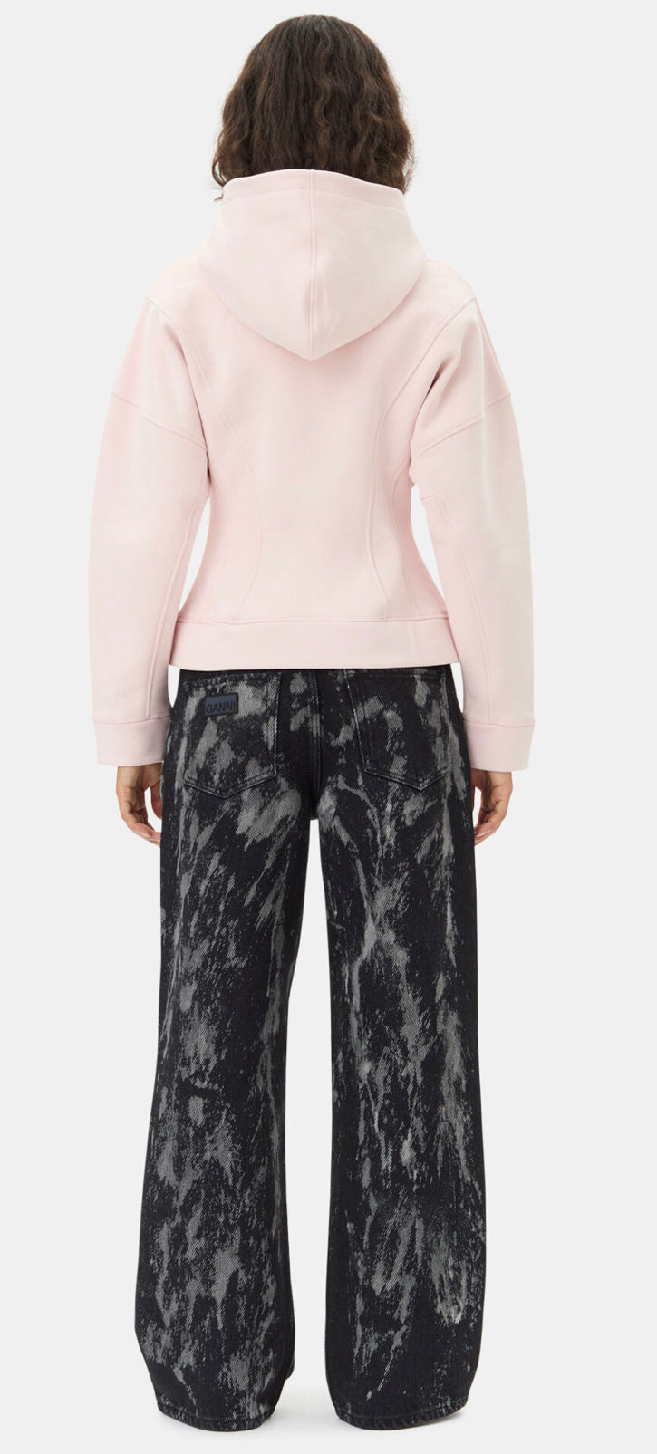 Ganni Heavy Fleece Zip Hoodie