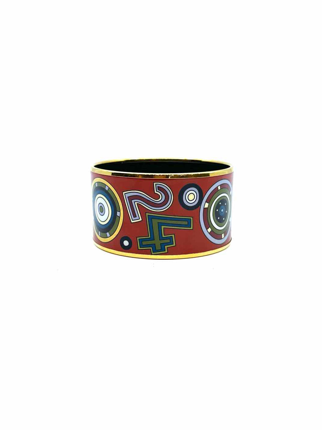 HERMES Orange Tohu Bohu Bracelet