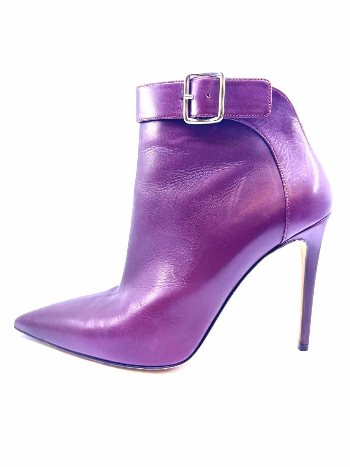 ALEXANDER MCQUEEN Size 10 Burgundy Ankle Boot