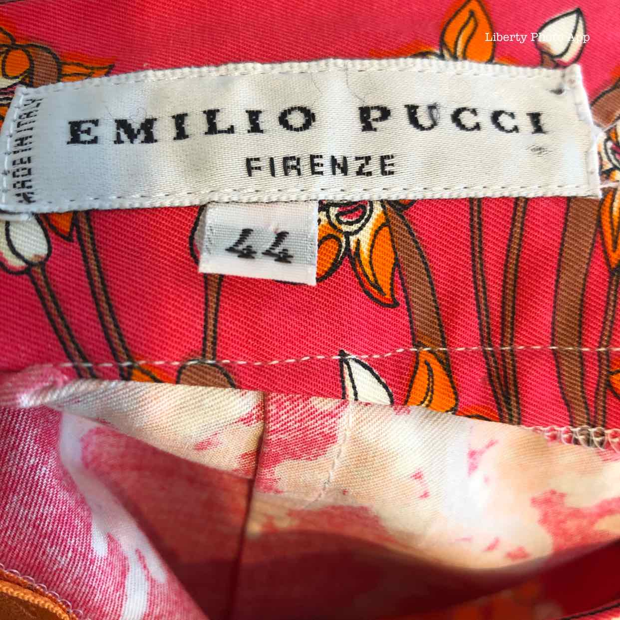 EMILIO PUCCI Hot Pink Floral Skirt | 10