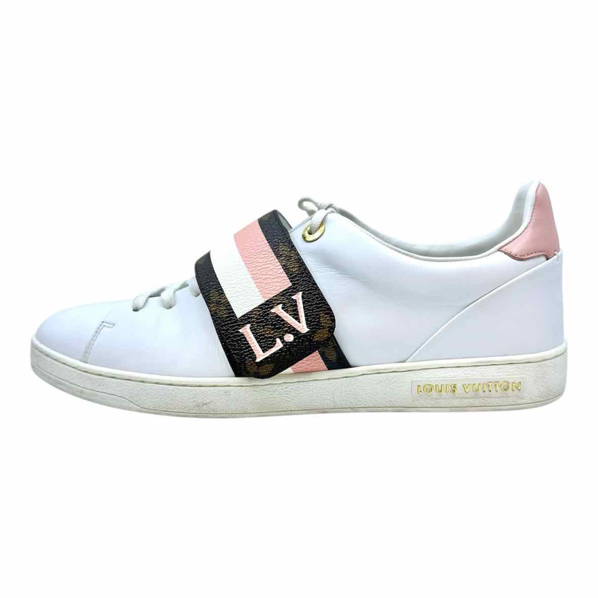 LOUIS VUITTON Size 11 White Sneakers