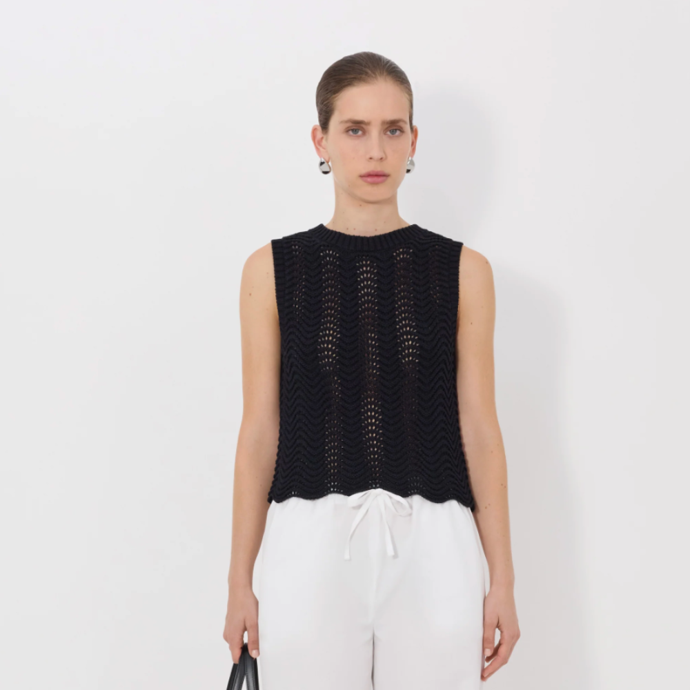 Loulou De Saison Vittoria Tank Top - Black