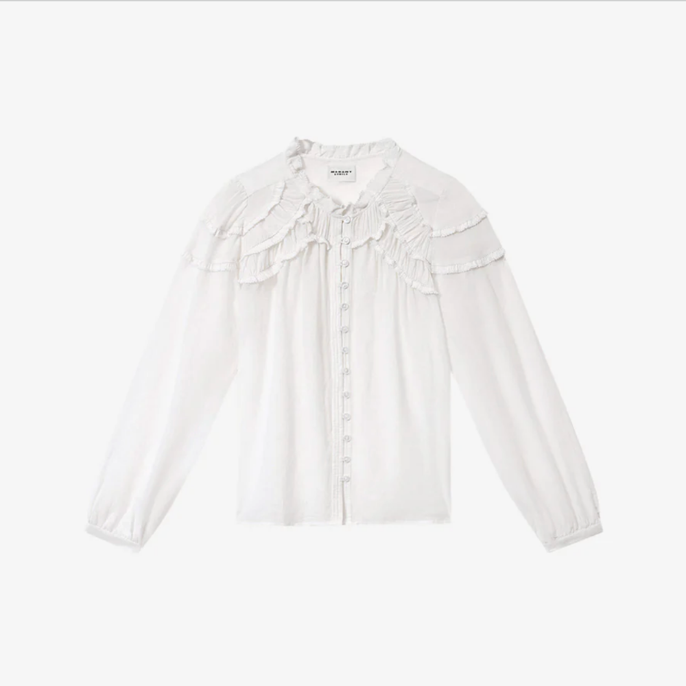 Marant Etoile Christa Blouse - White
