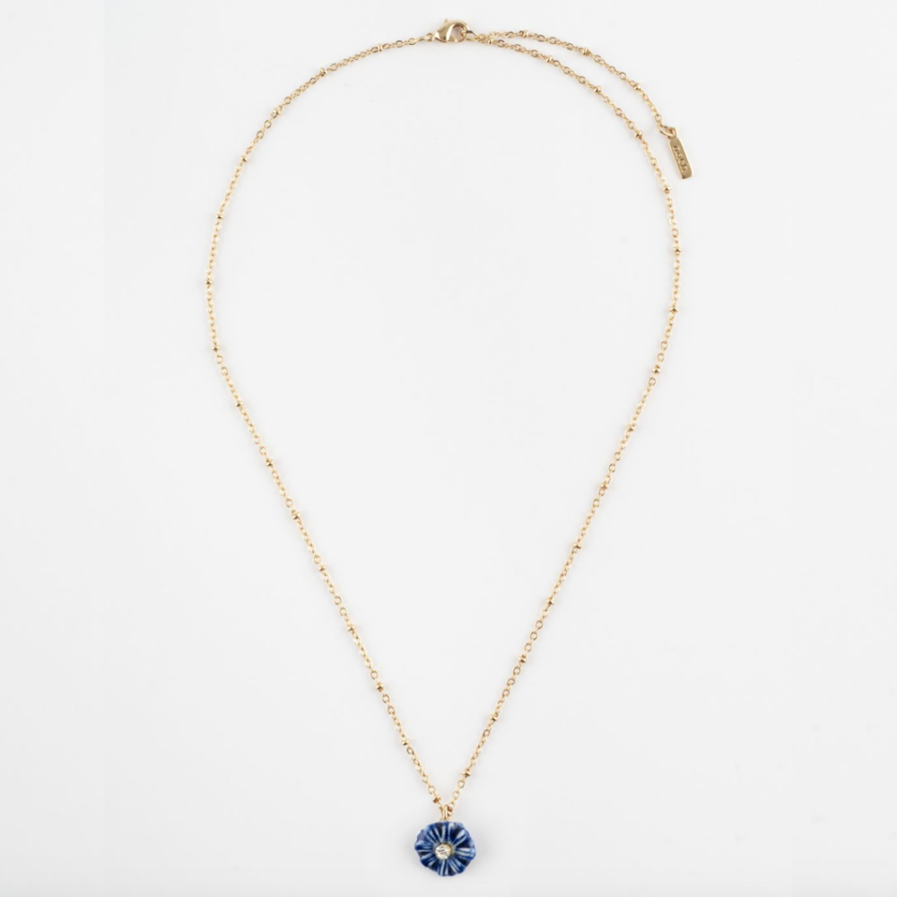Nach Blue Aster Necklace