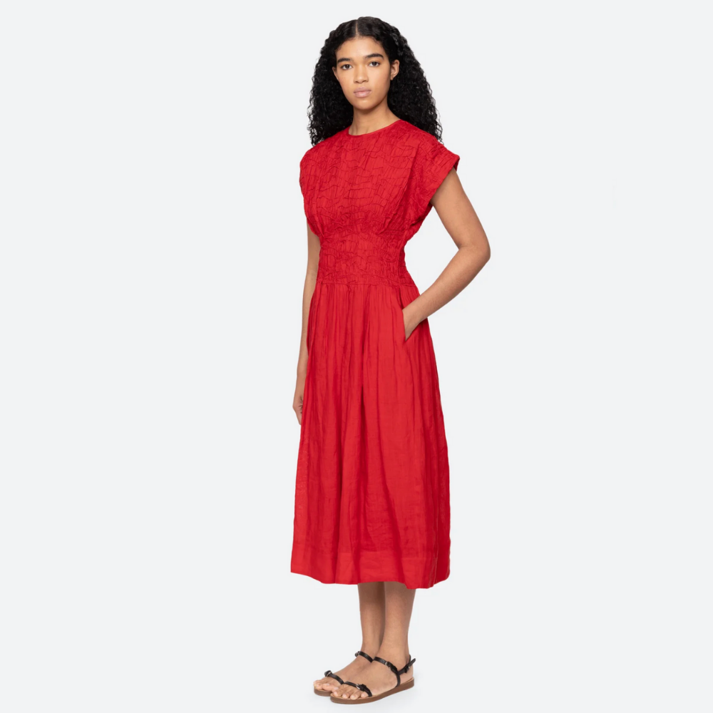 Sea NY Imogen Dress - Red