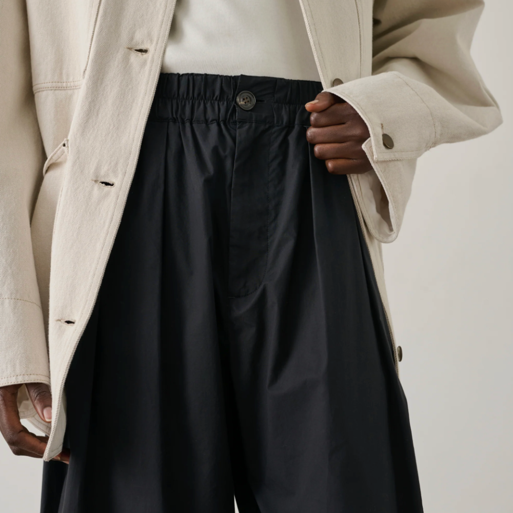 Soeur Vernon Trousers - Black Poplin