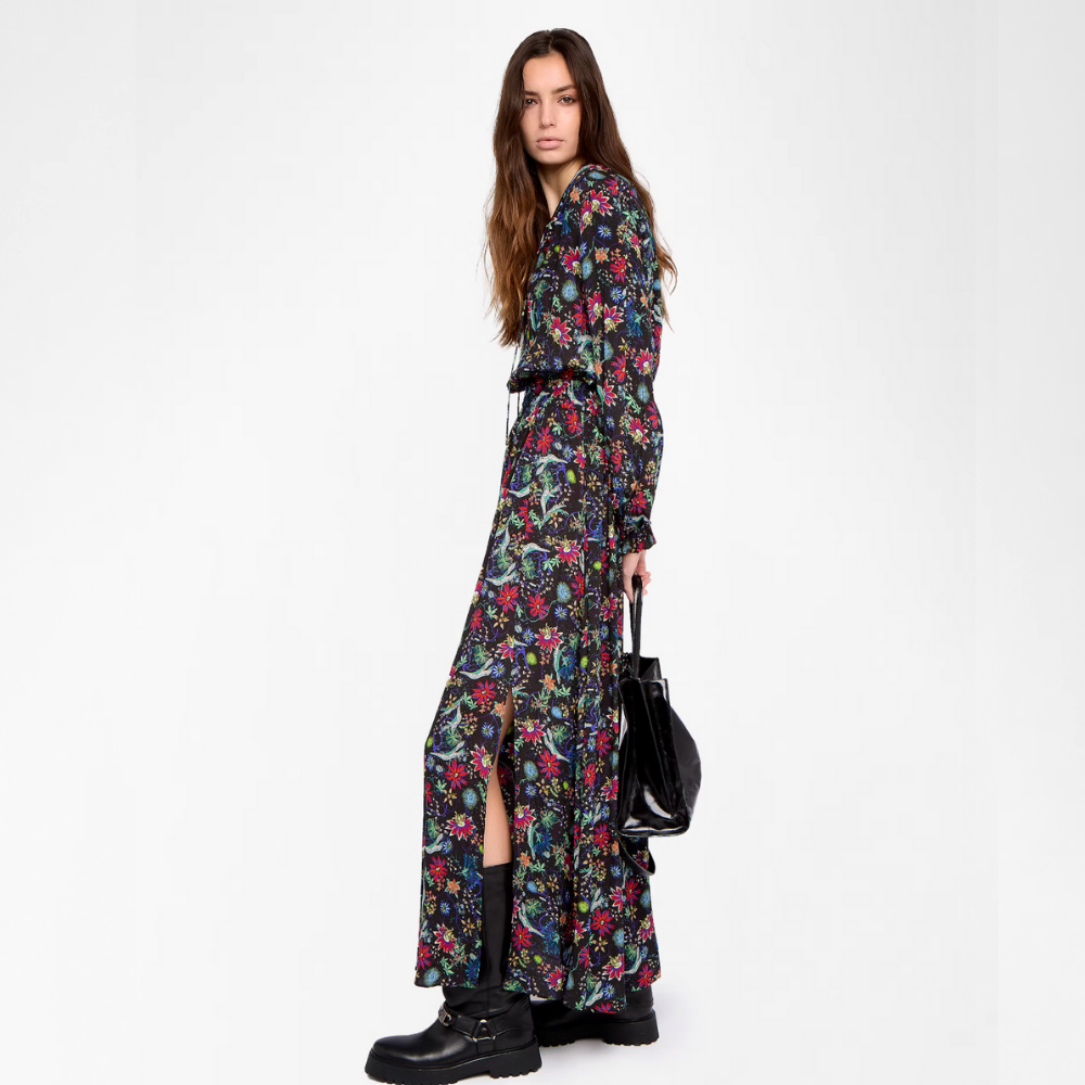 Zadig & Voltaire Rayado Dress - Encre