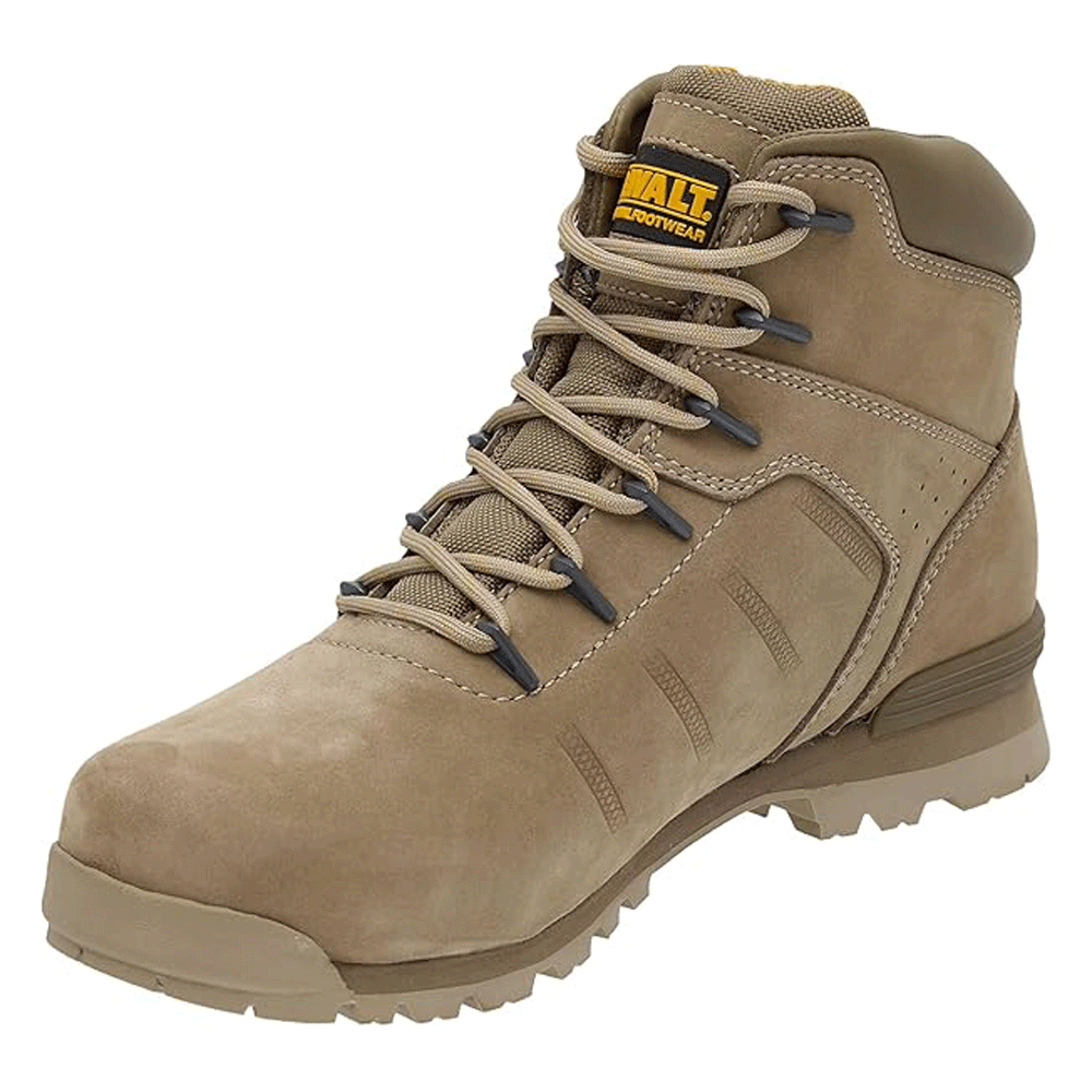 Dewalt Carlisle Steel Toe Cap Safety Work Boot Stone / Size UK 10