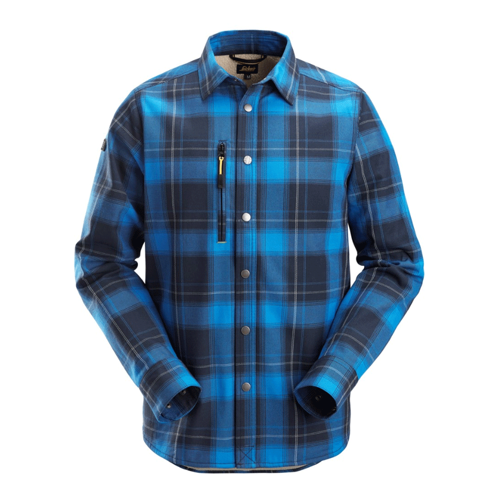 Snickers 8522 Padded AllroundWork Insulated Shirt True Blue / Navy Blue / Large