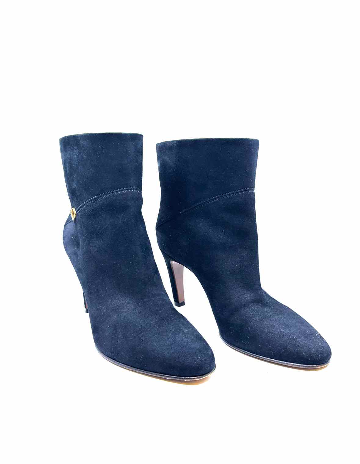 VALENTINO Size 9 Black Suede Ankle Boot