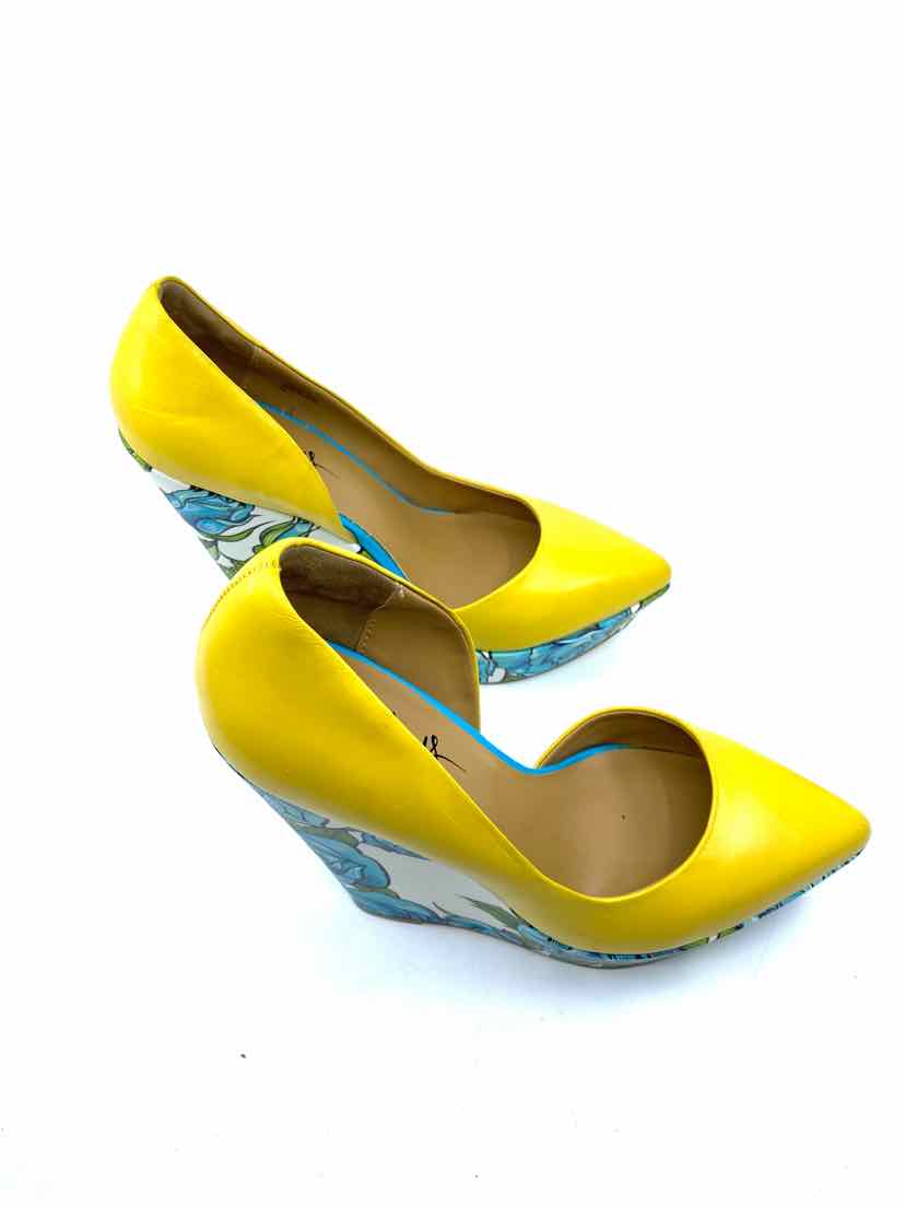 TAYLOR SAYS Yellow Floral Wedge | 9