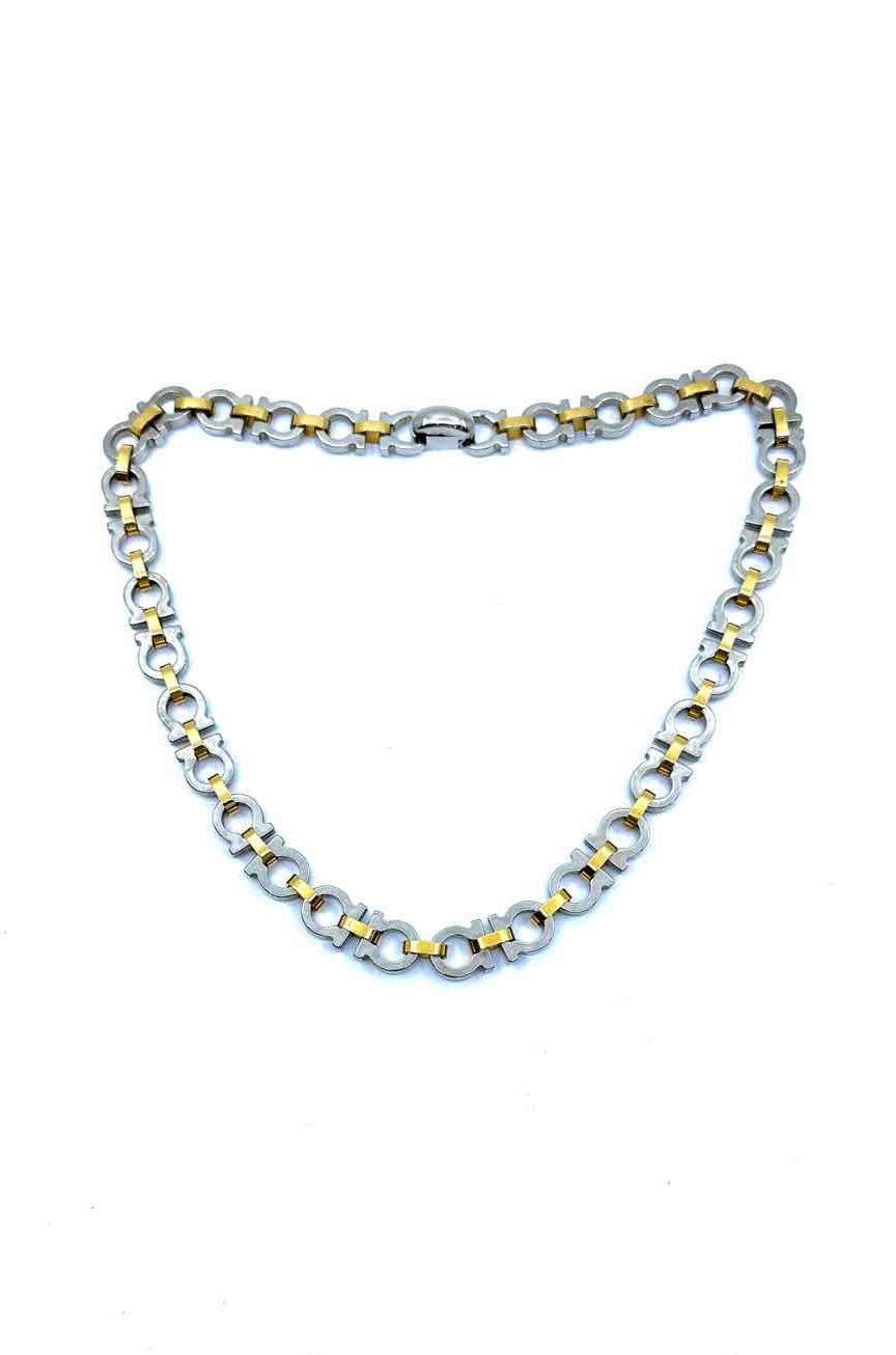 SALVATORE FERRAGAMO Gold & Silver Necklace