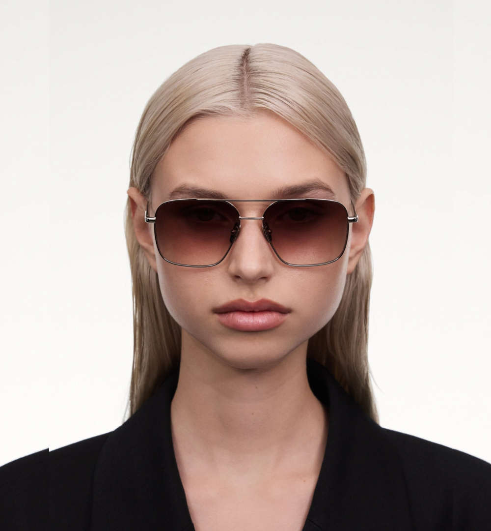 Chimi Aviator Sunglasses - Burgundy