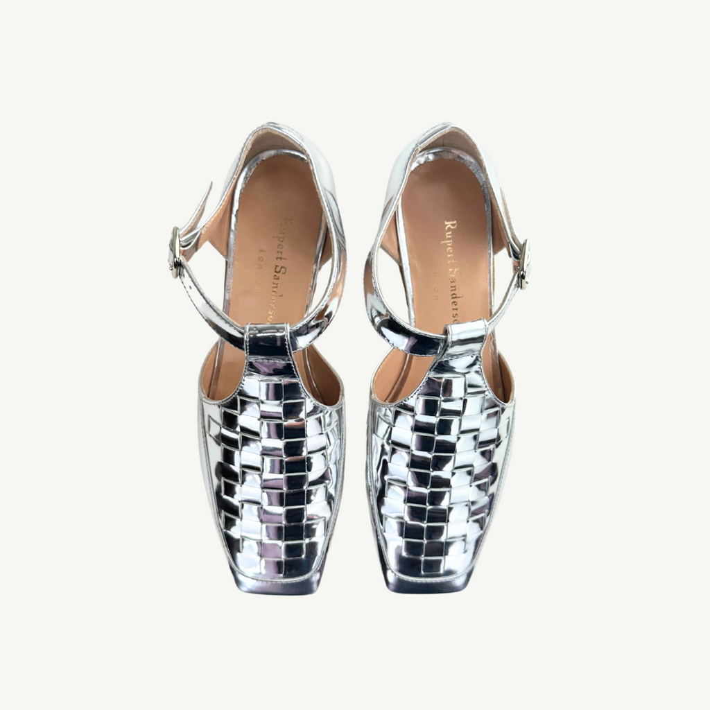 Rupert Sanderson Nuna Sandal - Silver