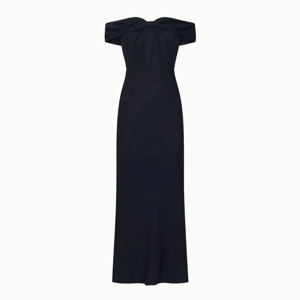 Saloni Eloise Dress - Black