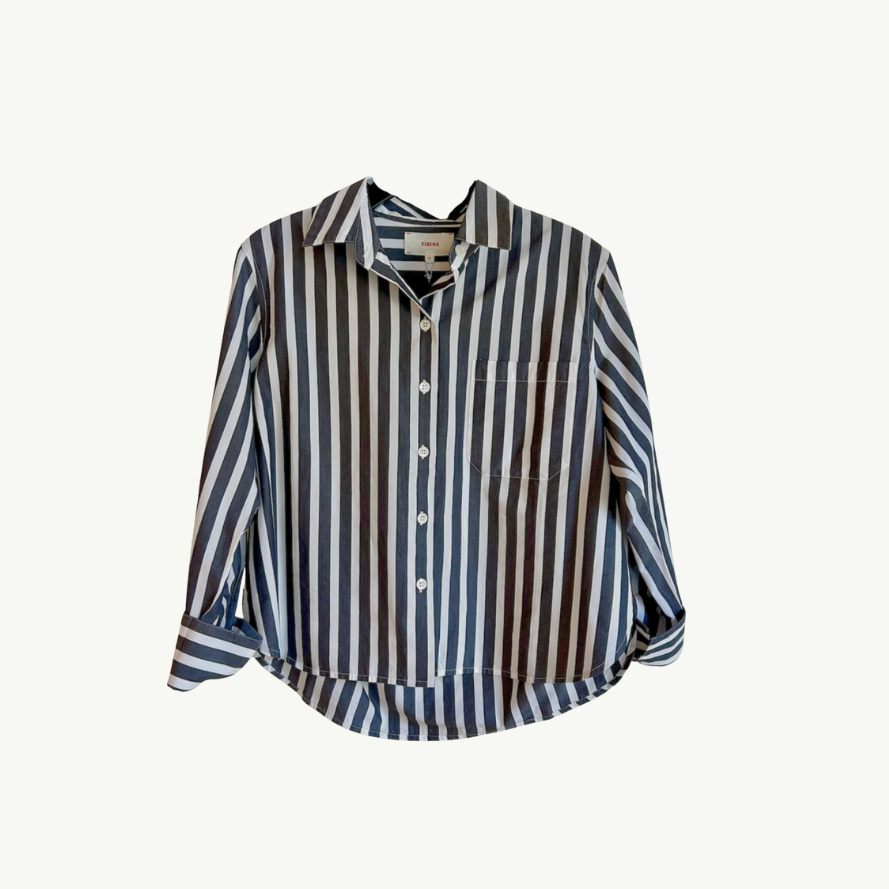 Xirena Monroe Shirt - Ink Stripe