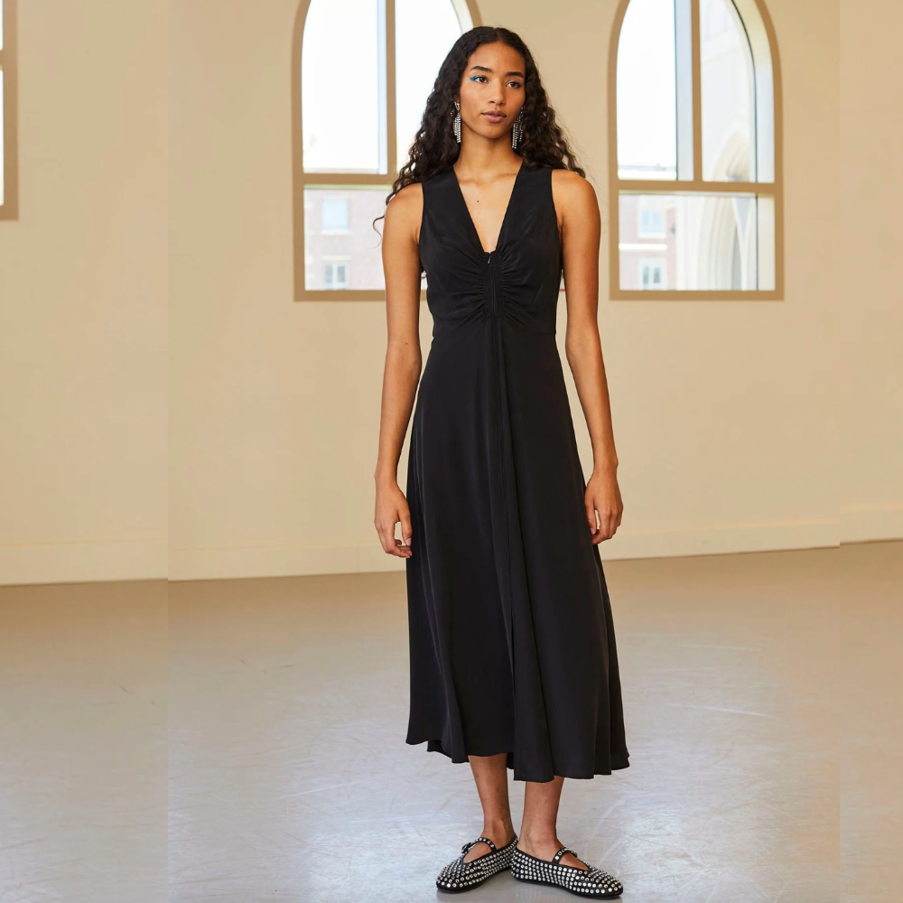 Xirena Satine Dress - Black