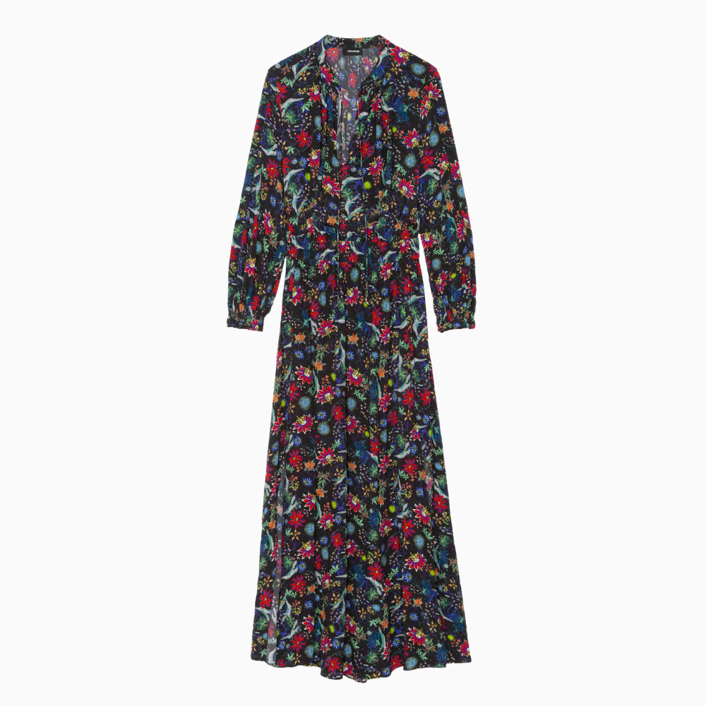Zadig & Voltaire Rayado Dress - Encre