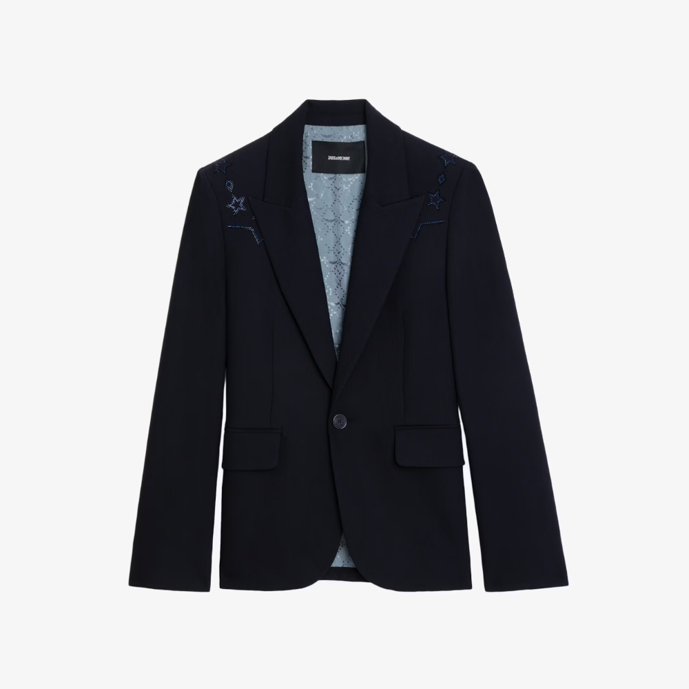 Zadig & Voltaire Vavy Strass Blazer - Encre