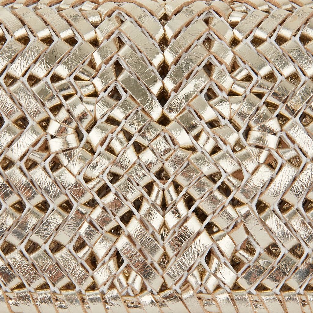 Anya Hindmarch The Neeson Tassel Clutch in Platino