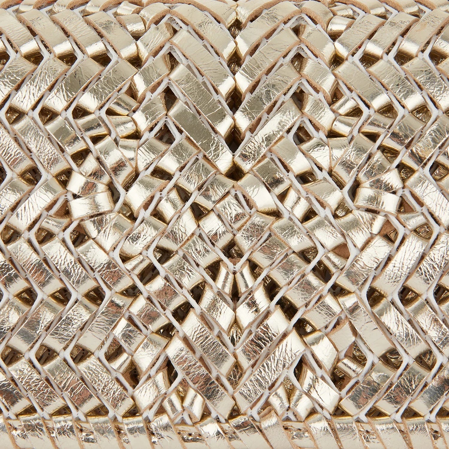 Anya Hindmarch The Neeson Tassel Clutch in Platino
