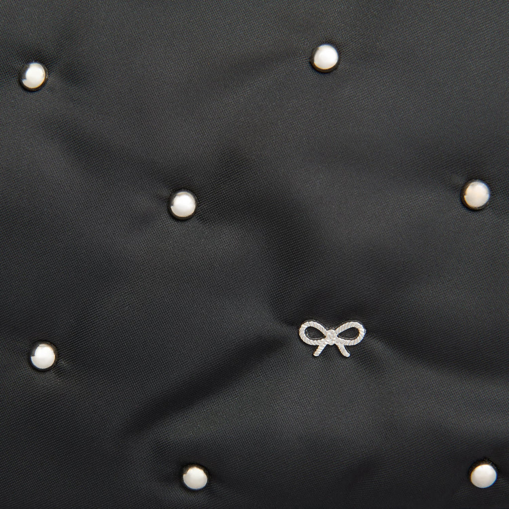 Anya Hindmarch Important Things Studs in Padded Satin
