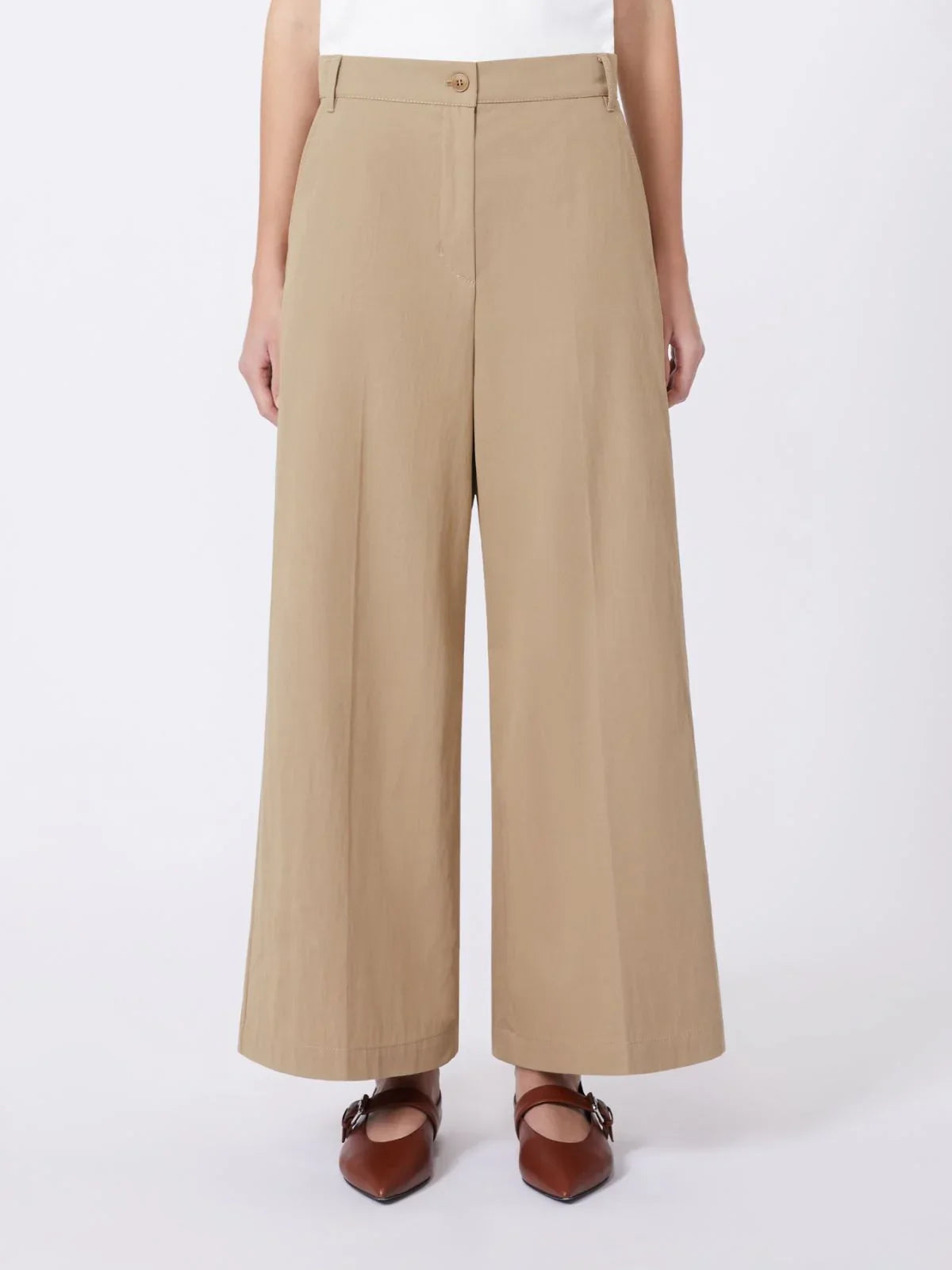 Weekend Maxmara Ronco Trousers in Hazelnut